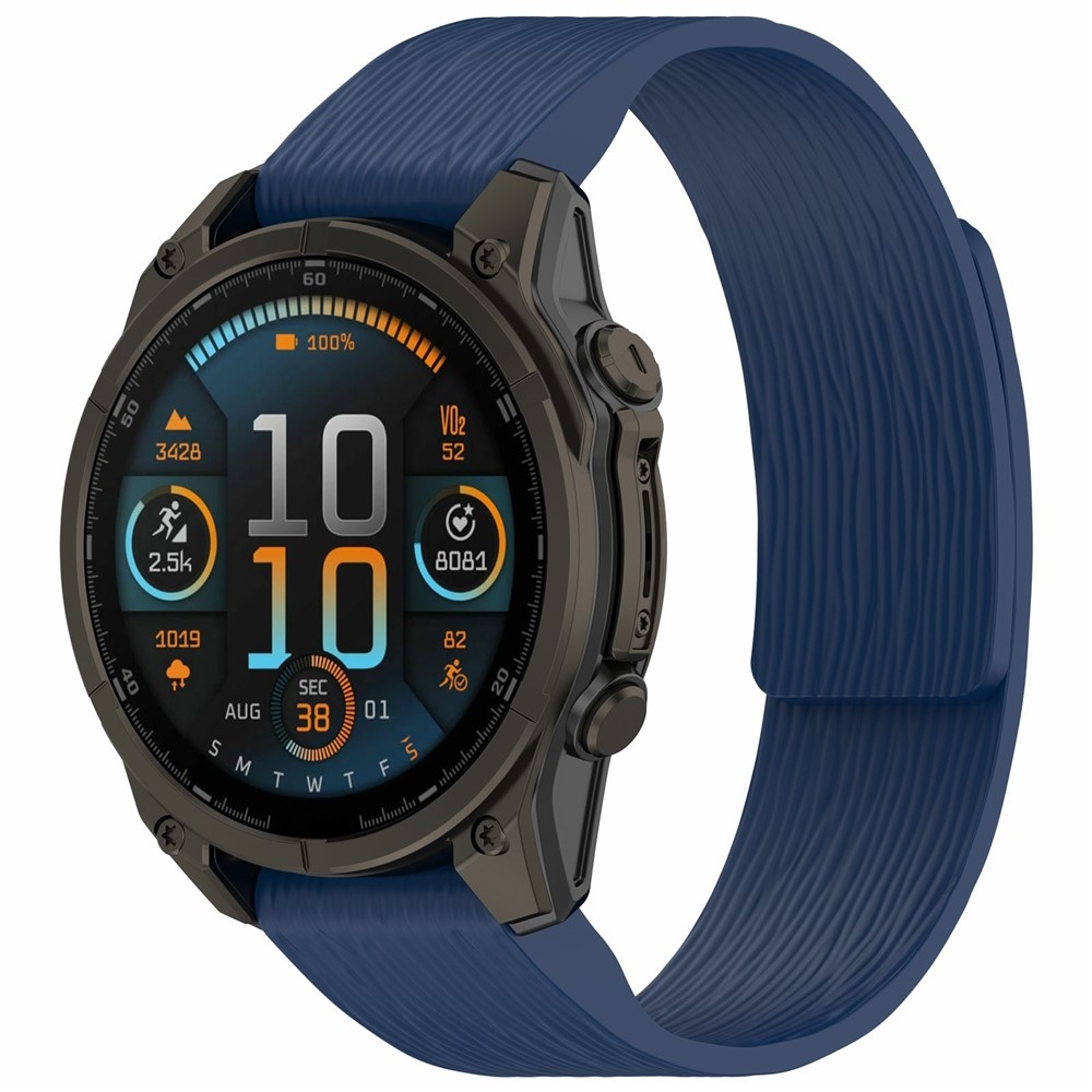 Pins szilikon karkötő a Garmin Fenix 8 Pro 47 mm-es/Fenix 8 47 mm-es modellhez – kék