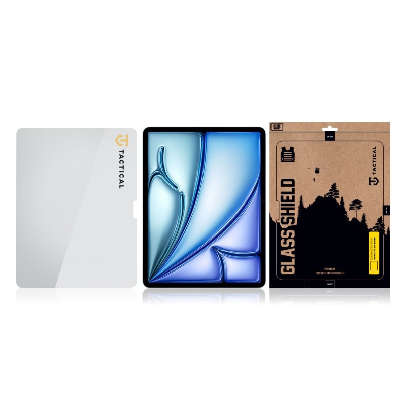 Taktikai üveg védőpajzs üveg iPad Air 13 2024/2025 számára Tiszta