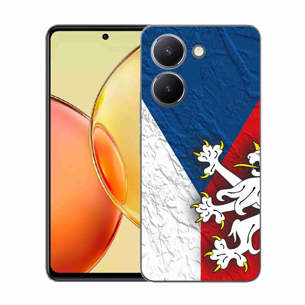 Zselés borító mmCase a Vivo Y36-hoz - cseh zászló 1