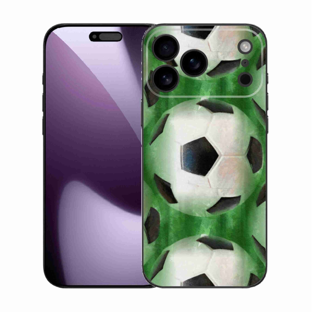 Gél borítás mmCase iPhone 17 Pro Max készülékhez - focilabda