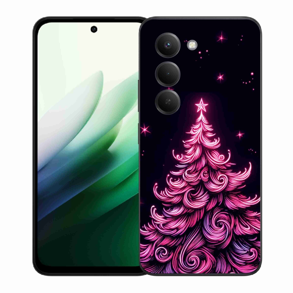 Gél borítás mmCase a Xiaomi Redmi 15 5G - neon karácsonyfa 2