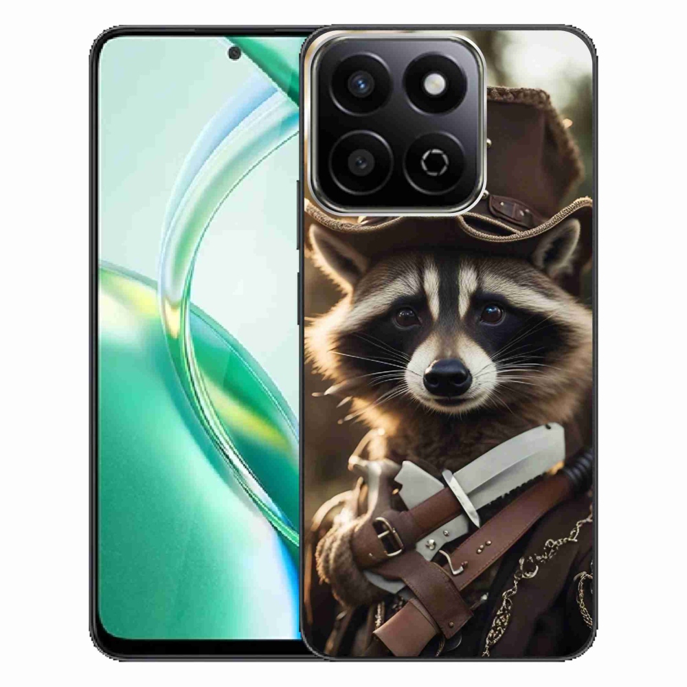 Zselés borító mmCase a Honor 200 Smart 5G számára - mosómedve egyenruhában