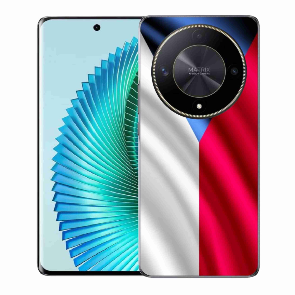 Gél borítás mmCase a Honor Magic 6 Lite 5G számára - cseh zászló