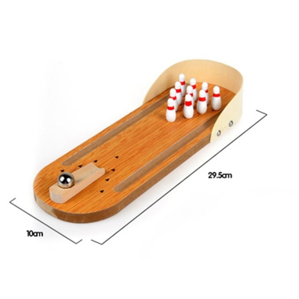 Fa asztali bowling gyerekeknek