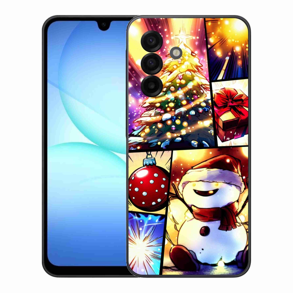 Gél borítás mmCase Samsung Galaxy A17 4G/5G - Karácsonyi motívumok 1