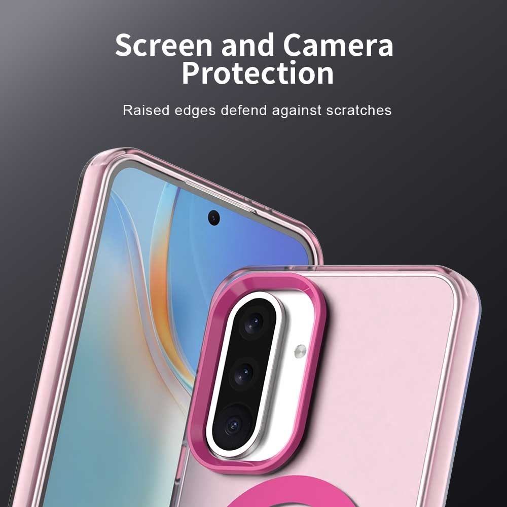 Candy zselés tok MagSafe Samsung Galaxy A36 5G/A56 5G - rózsaszínű