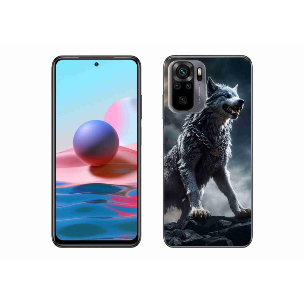 Gél borítás mmCase a Xiaomi Poco M5s készülékhez - farkas 1