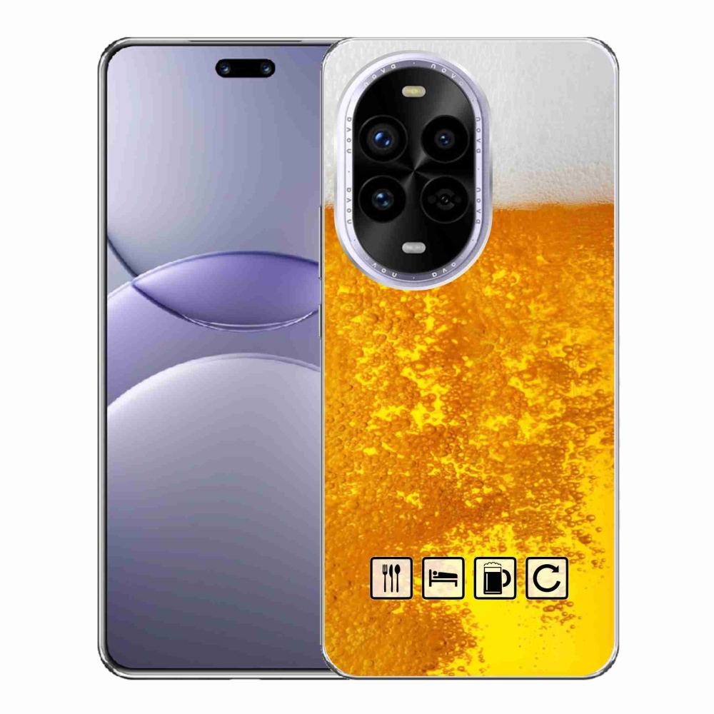 Gél borítás mmCase a Huawei Nova 13 Pro 5G számára - sör motívum 3