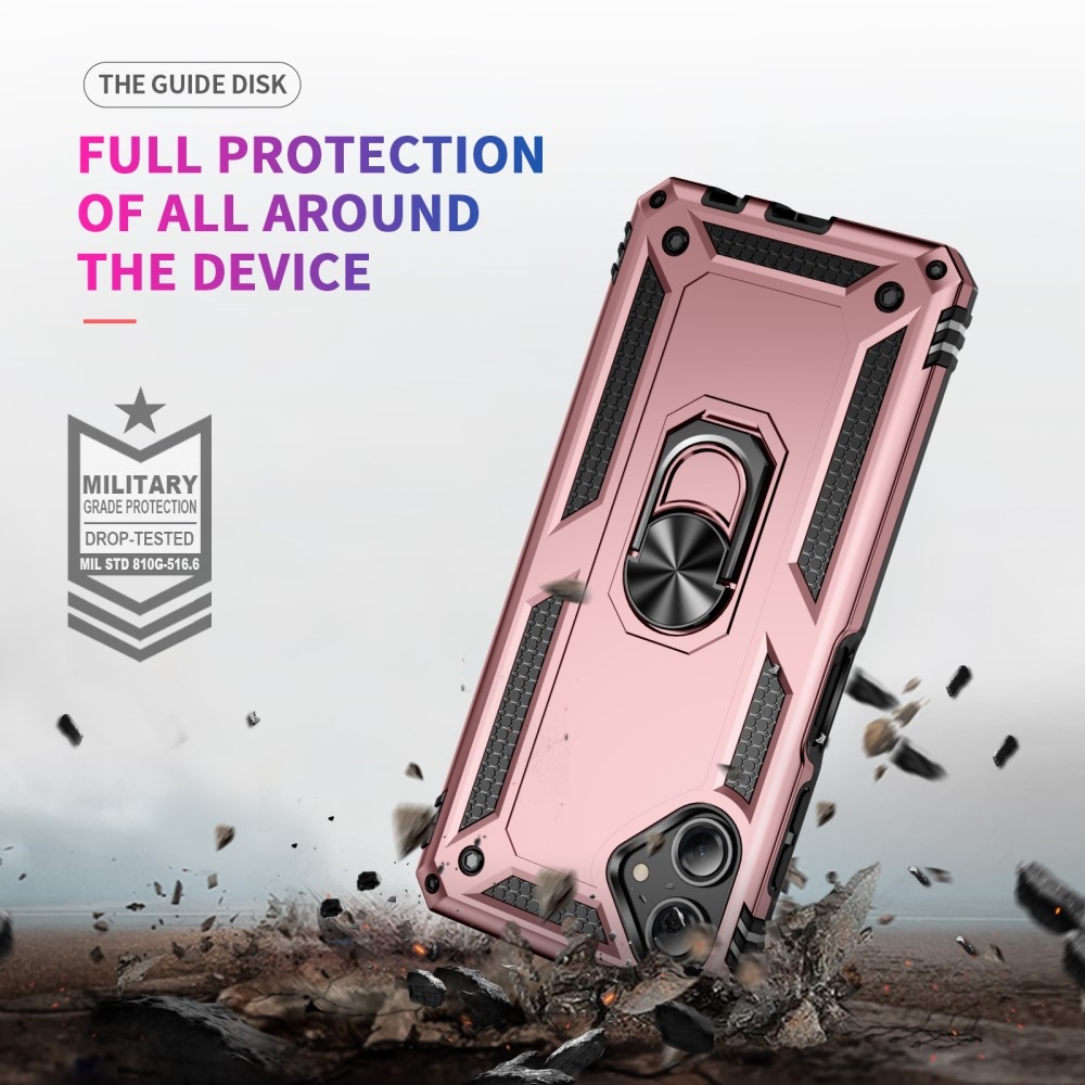 Gyűrűk tartós borítója Samsung Galaxy A06 4G - rózsaarany