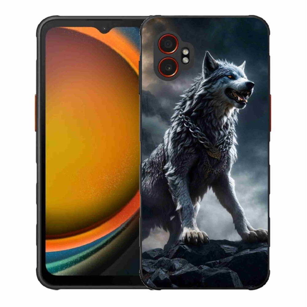 Zselés borítás mmCase a Samsung Galaxy Xcover 7 Pro készülékhez - farkas 1