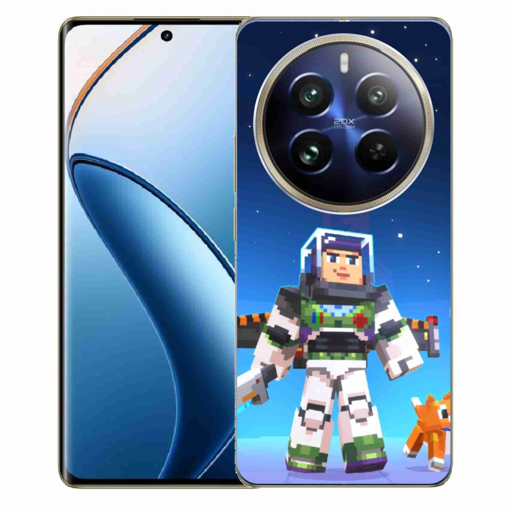 Gél borítás mmCase a Realme 12 Pro 5G/12 Pro+ 5G számára - minecraft 2