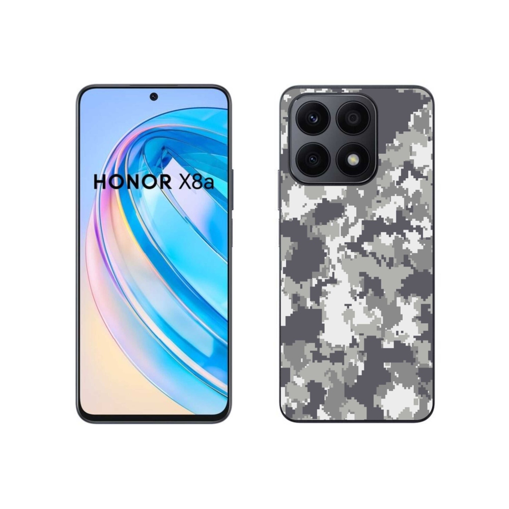 Zselés borítás mmCase a Honor X8a készülékhez - álcázó minta 2