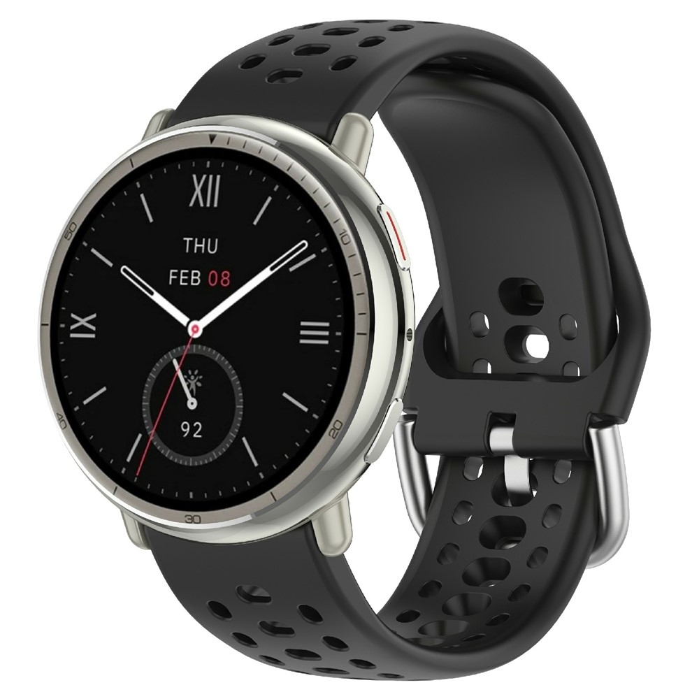Silikon karkötő az Amazfit Active 2 Square-hez – fekete