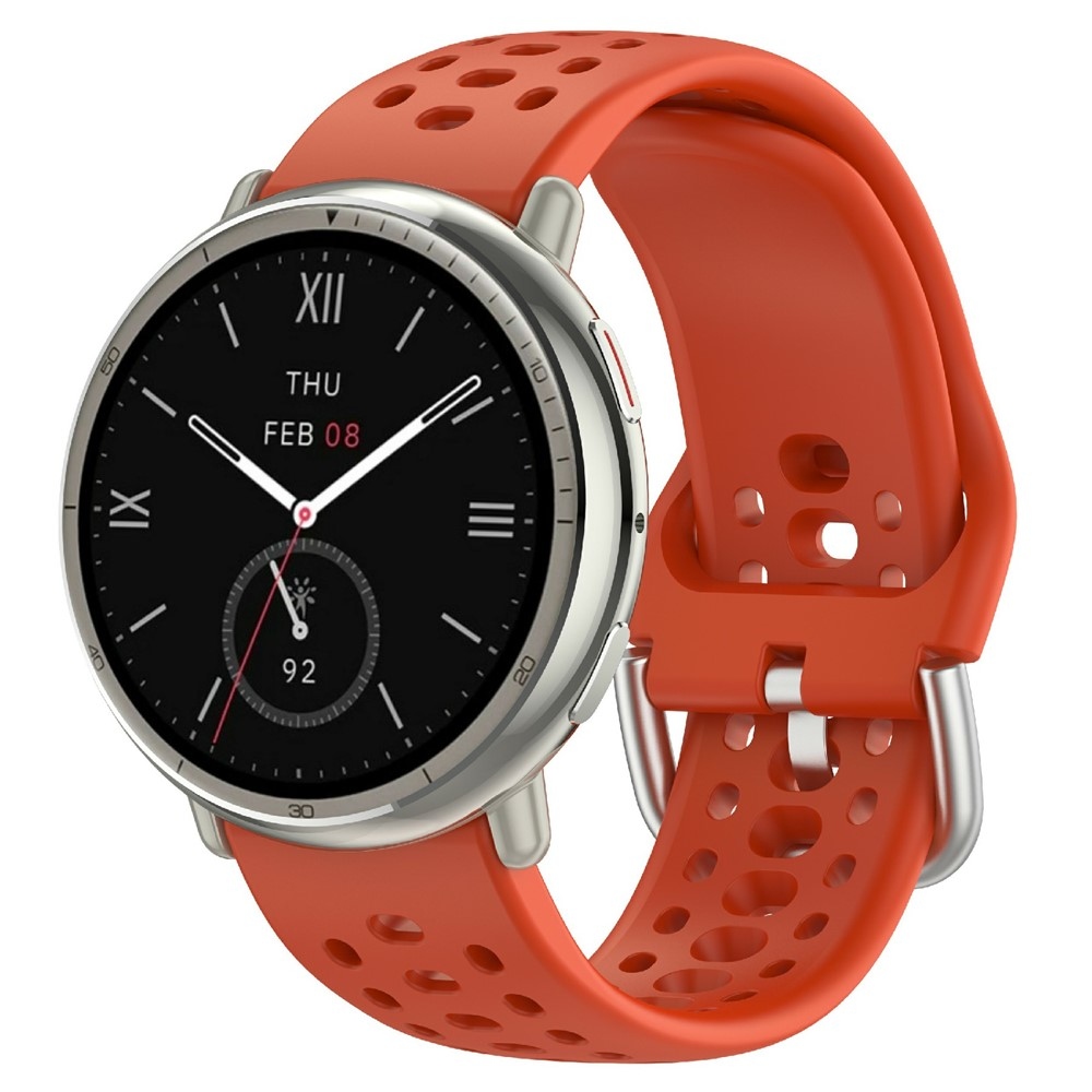 Silikon karkötő az Amazfit Active 2 Square-hez – piros