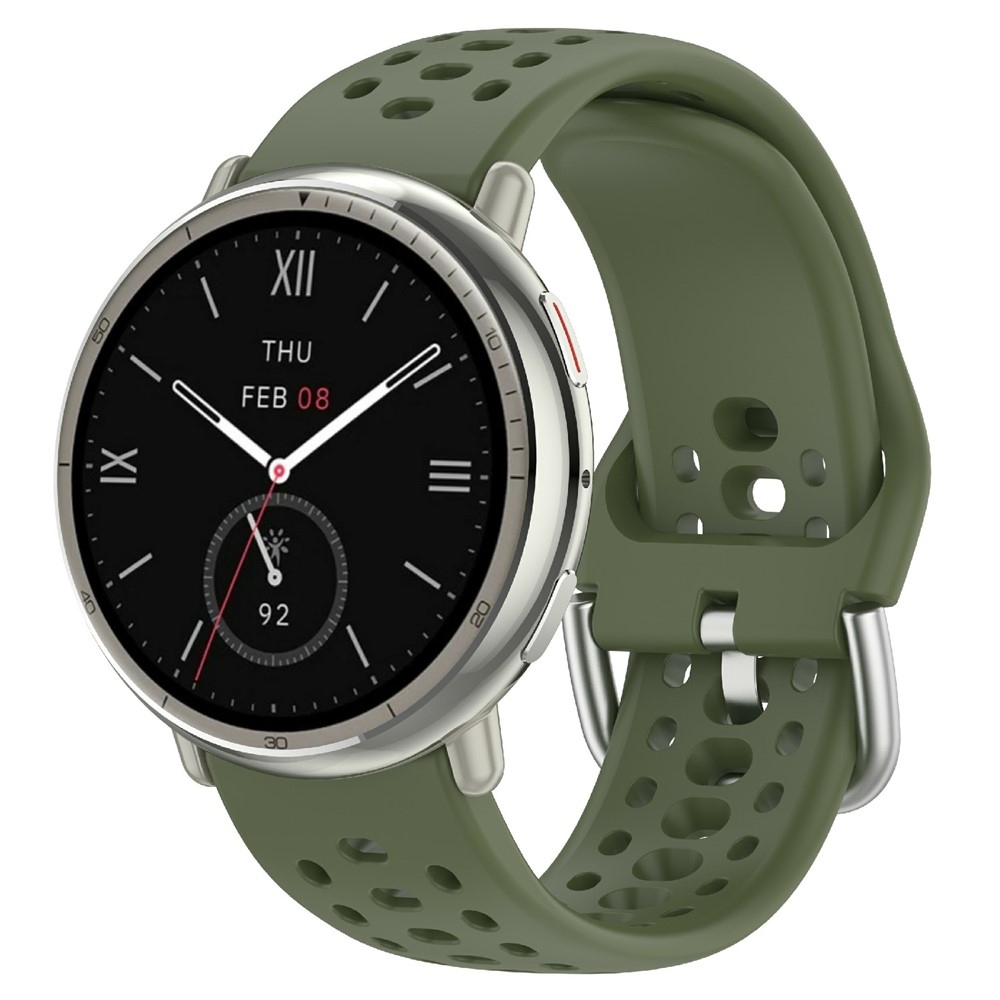 Silikon karkötő az Amazfit Active 2 Square-hez – zöld