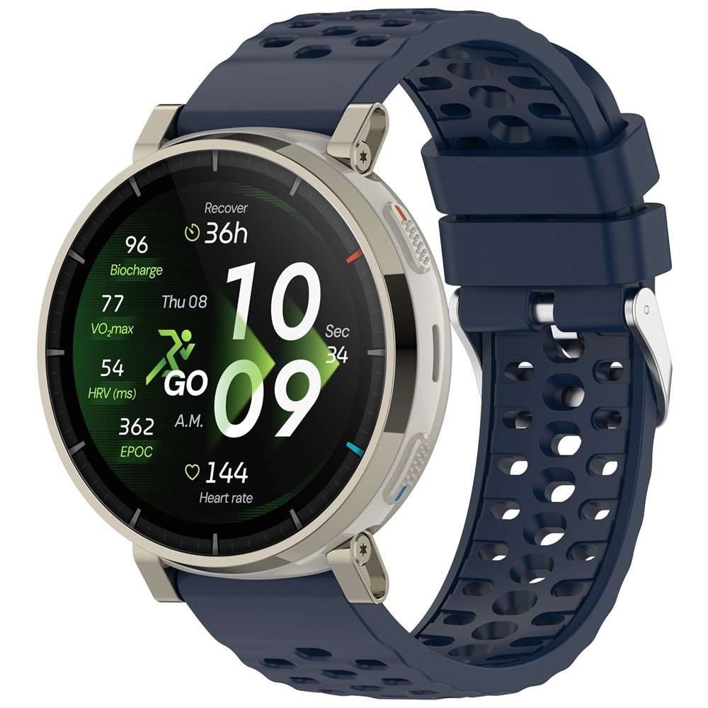 Silikon karkötő az Amazfit Active 3 Premium/Active 2 készülékhez – kék