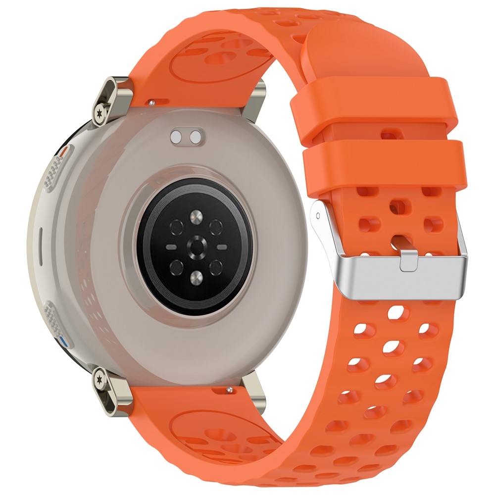 Silikon karkötő az Amazfit Active 3 Premium/Active 2 készülékhez – narancssárga