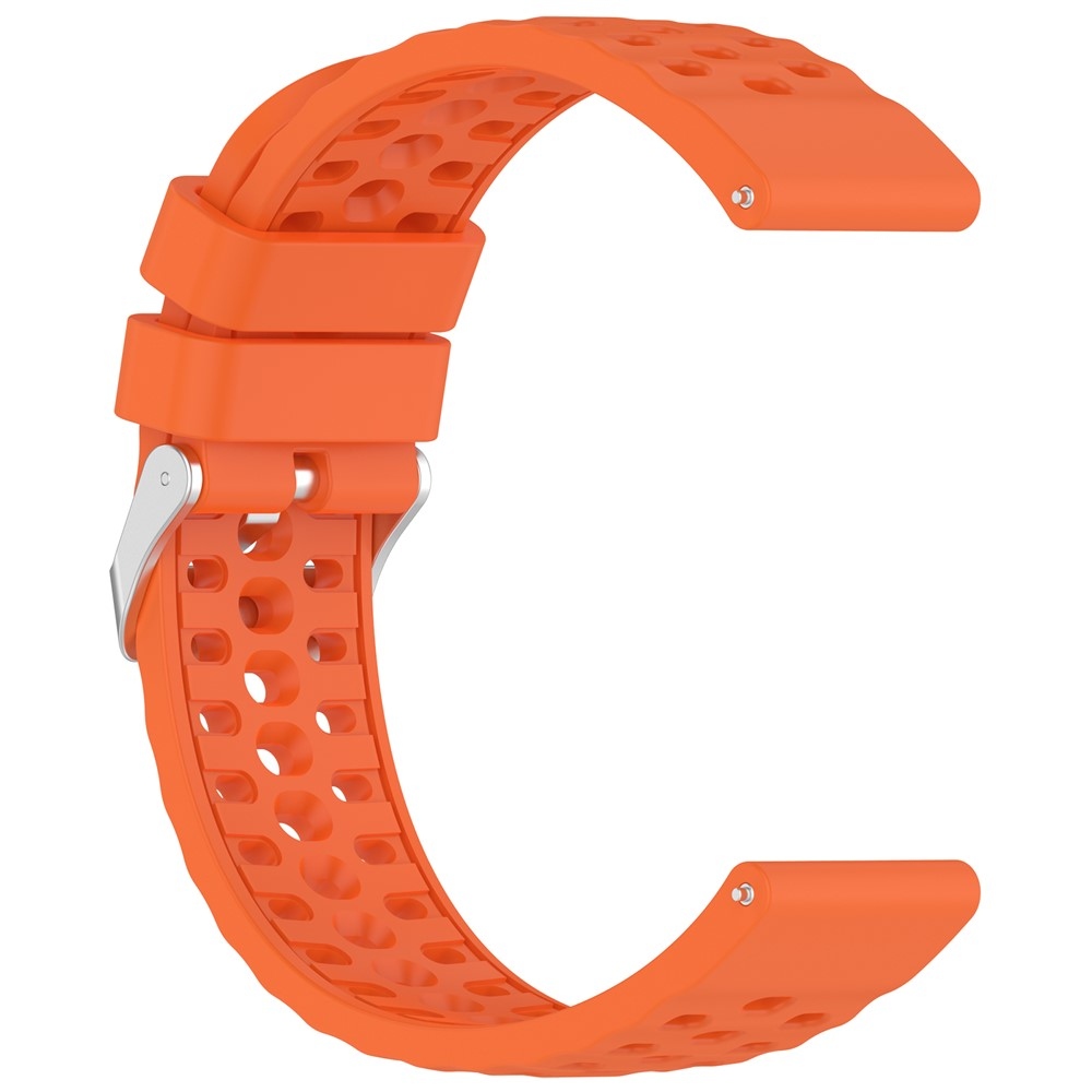 Silikon karkötő az Amazfit Active 3 Premium/Active 2 készülékhez – narancssárga