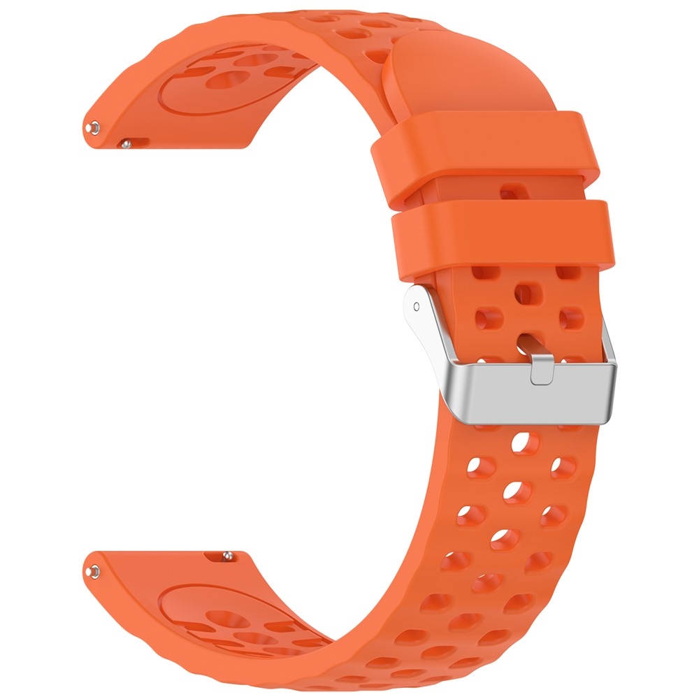Silikon karkötő az Amazfit Active 3 Premium/Active 2 készülékhez – narancssárga