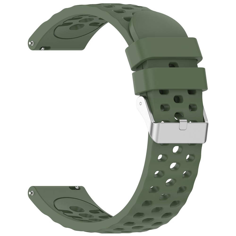 Silikon karkötő az Amazfit Active 3 Premium/Active 2 készülékhez – zöld
