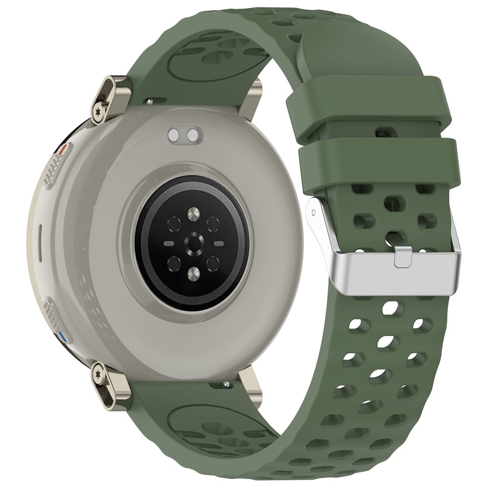 Silikon karkötő az Amazfit Active 3 Premium/Active 2 készülékhez – zöld