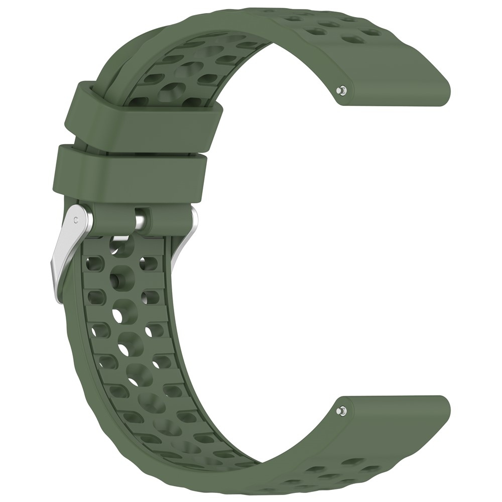 Silikon karkötő az Amazfit Active 3 Premium/Active 2 készülékhez – zöld