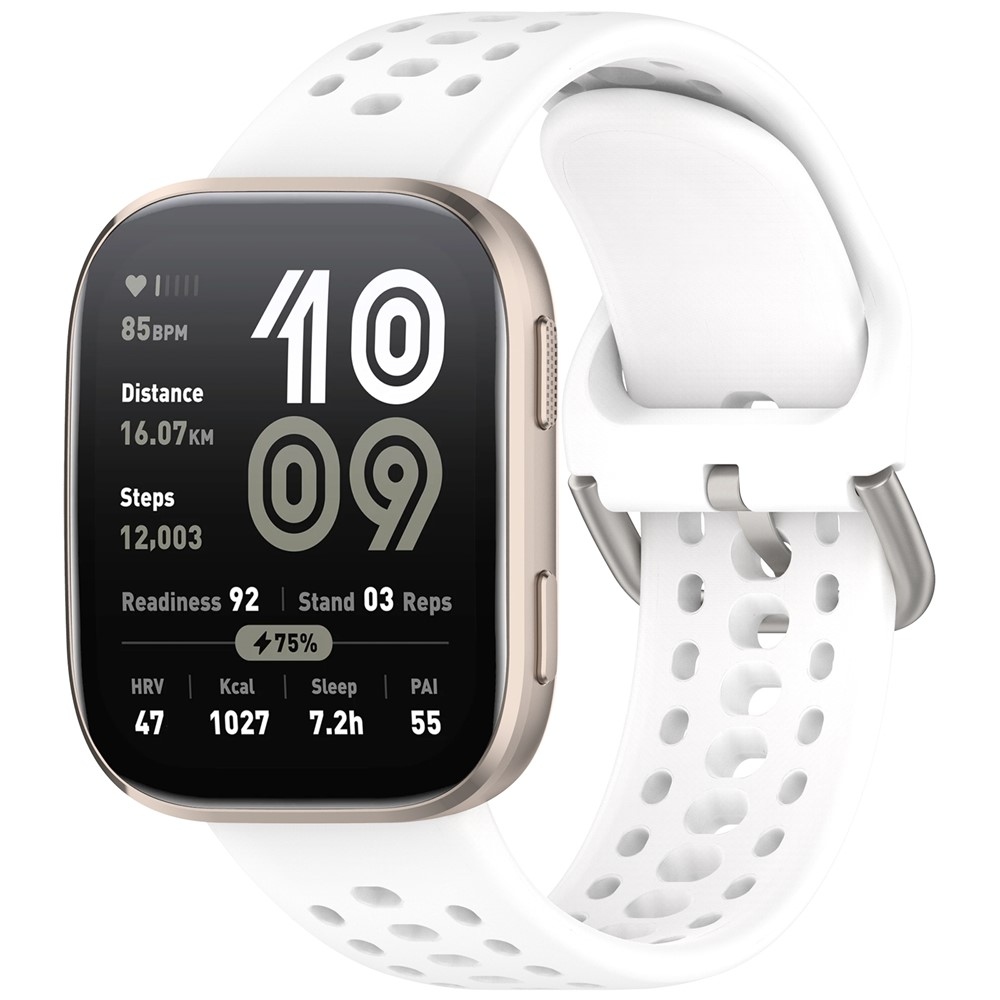 Amazfit Bip 6-hoz való szilikon karkötő – fehér