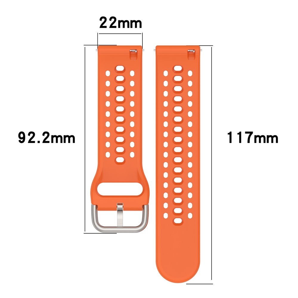 Amazfit Bip 6-hoz való szilikon karkötő – narancssárga