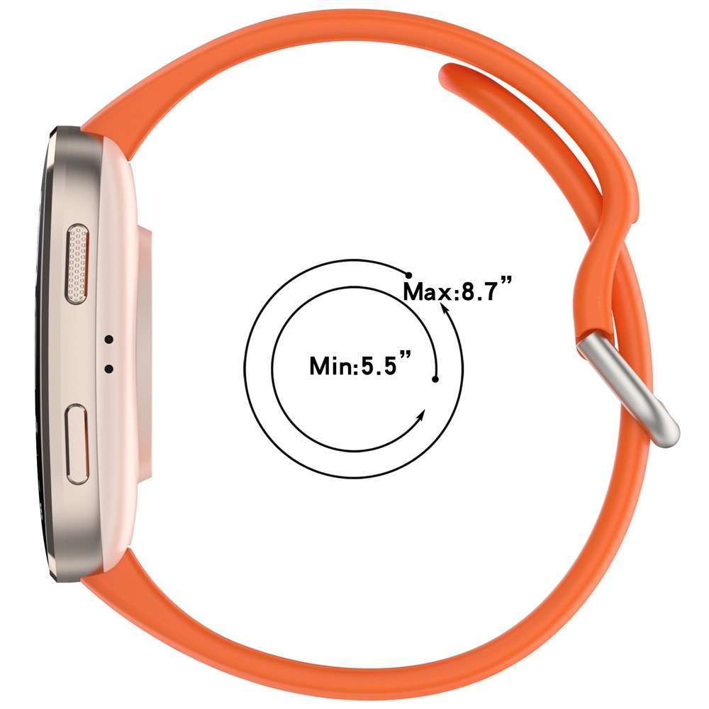 Amazfit Bip 6-hoz való szilikon karkötő – narancssárga