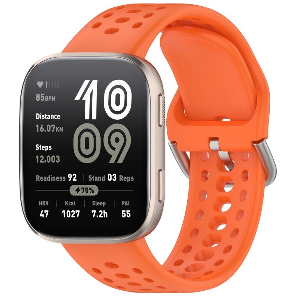 Amazfit Bip 6-hoz való szilikon karkötő – narancssárga