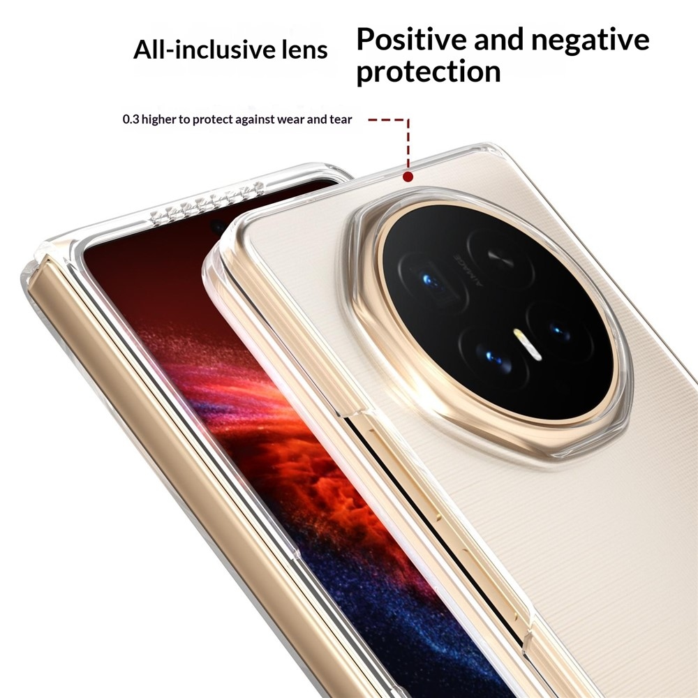 Honor Magic V6 mobiltelefonhoz való műanyag tok – átlátszó