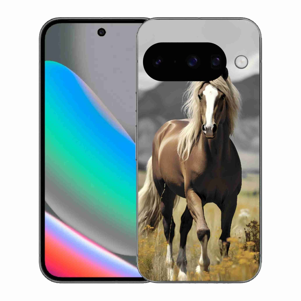 Zselés borítás mmCase Google Pixel 10 - barna ló 1