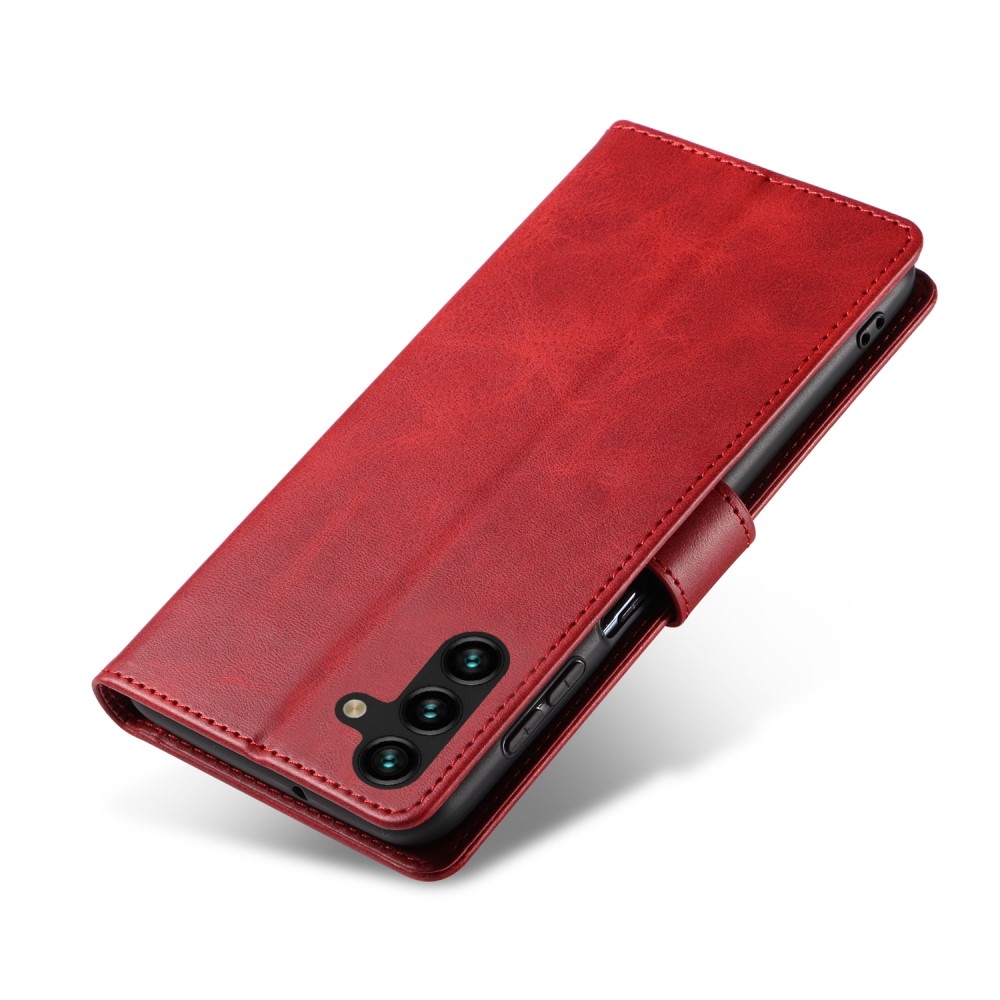 Zárható könyv tok Samsung Galaxy A26 5G - piros