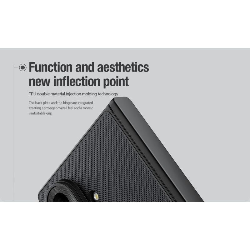 Nillkin Super Frosted FOLD mágneses hátlap a Samsung Galaxy Z Fold 8-hoz, Ultra Black