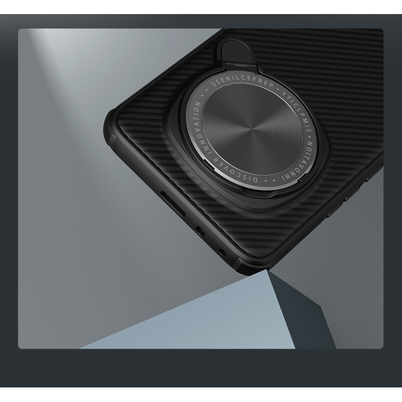 Nillkin CamShield támasz hátsó borítás Honor Magic 6 Pro fekete színű készülékhez