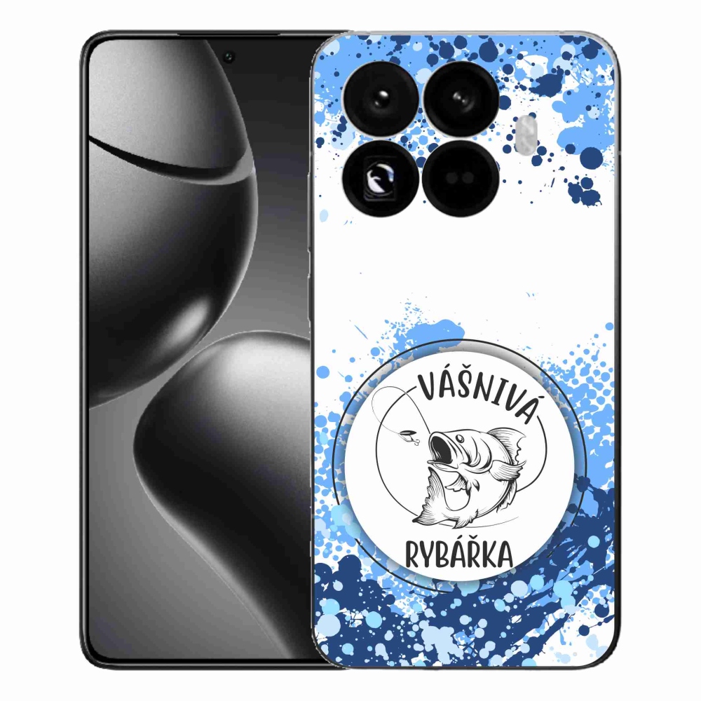 Gél borító mmCase a Xiaomi 15T Pro számára - szenvedélyes halásznő fehér háttérrel