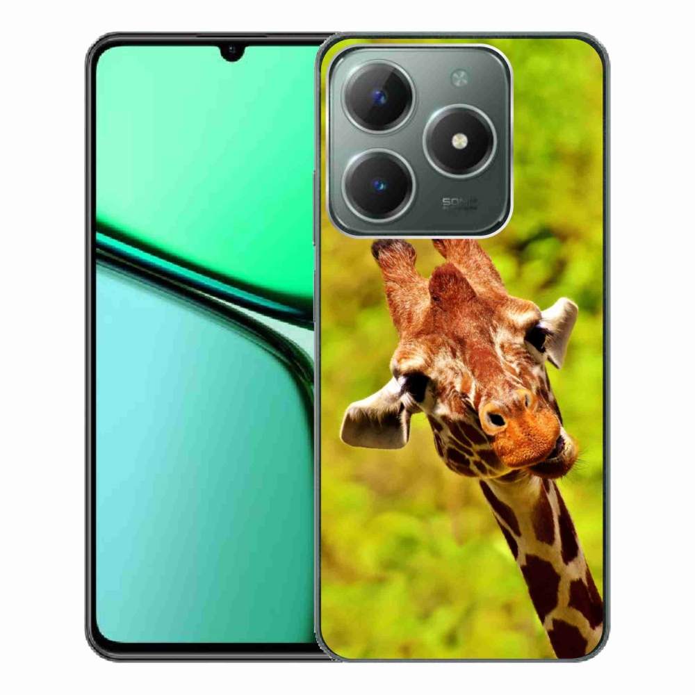 Gél borító mmCase a Realme C61 készülékhez - zsiráf