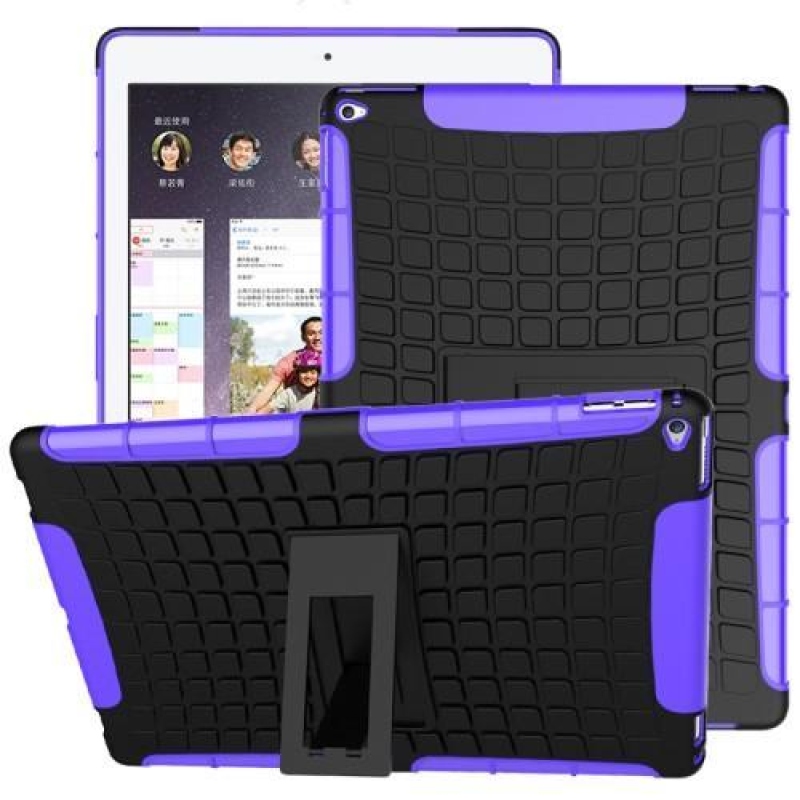 Pneumatikus tok mintával iPad Pro 12.9 készülékhez - lila