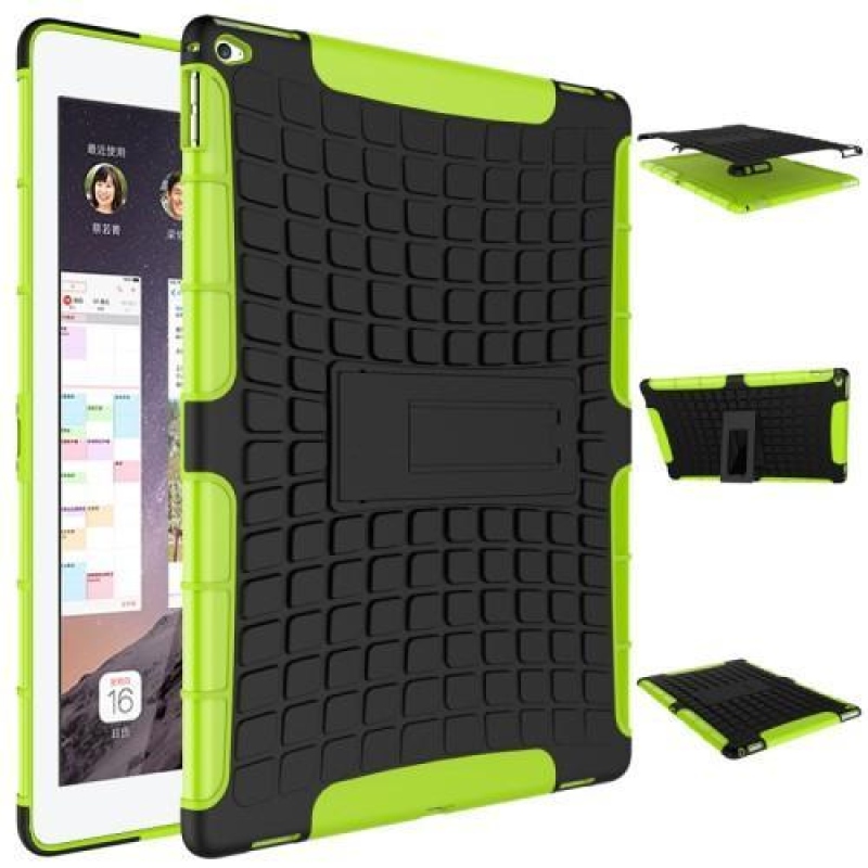 Pneumatikus tok mintával iPad Pro 12.9 készülékhez - zöld