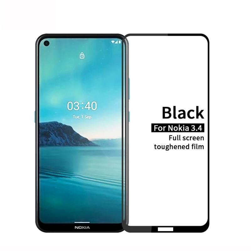 PNW teljes képernyős edzett üveg Nokia 3.4 készülékhez