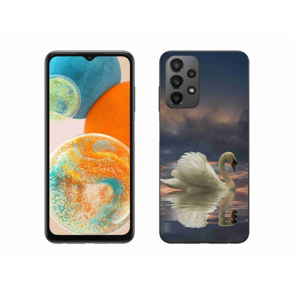 Gél védőhuzat mmCase Samsung Galaxy A23 4G/5G készülékhez - hattyú