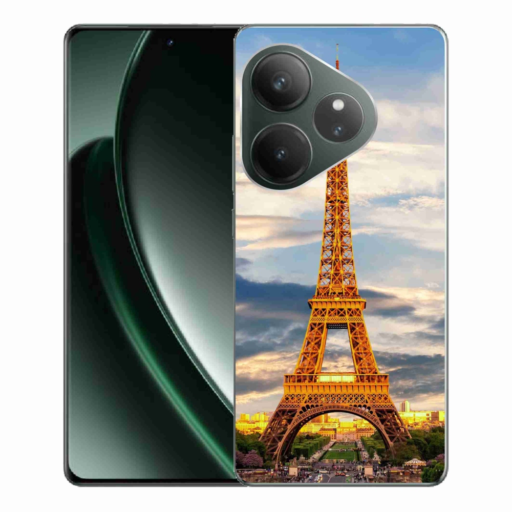 Gél borítás mmCase a Realme GT 6 5G/GT 6T 5G számára - eiffel torony 3
