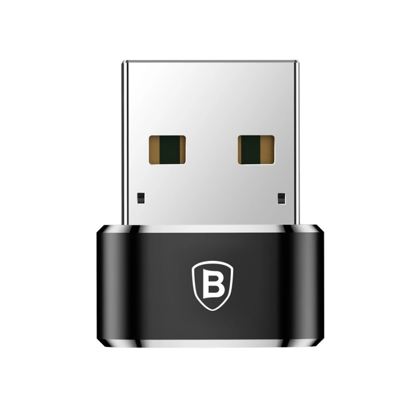 Baseus USB-C USB-A adapter fekete
