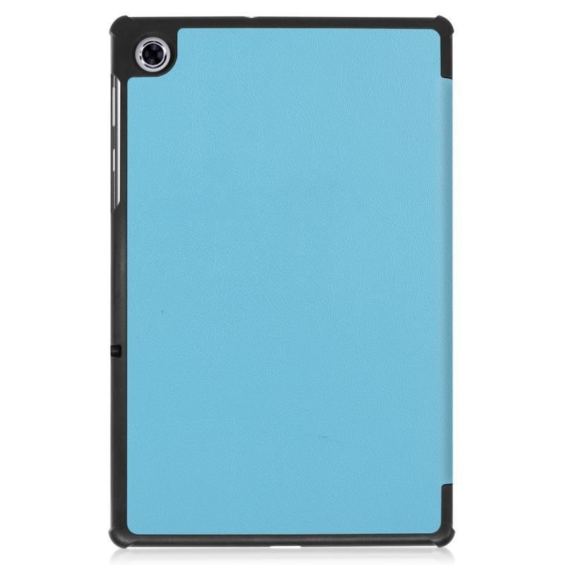 Pozicionáló PU bőr tablet tok Lenovo Tab M10 Plus TB-X606F/X/V - világoskék