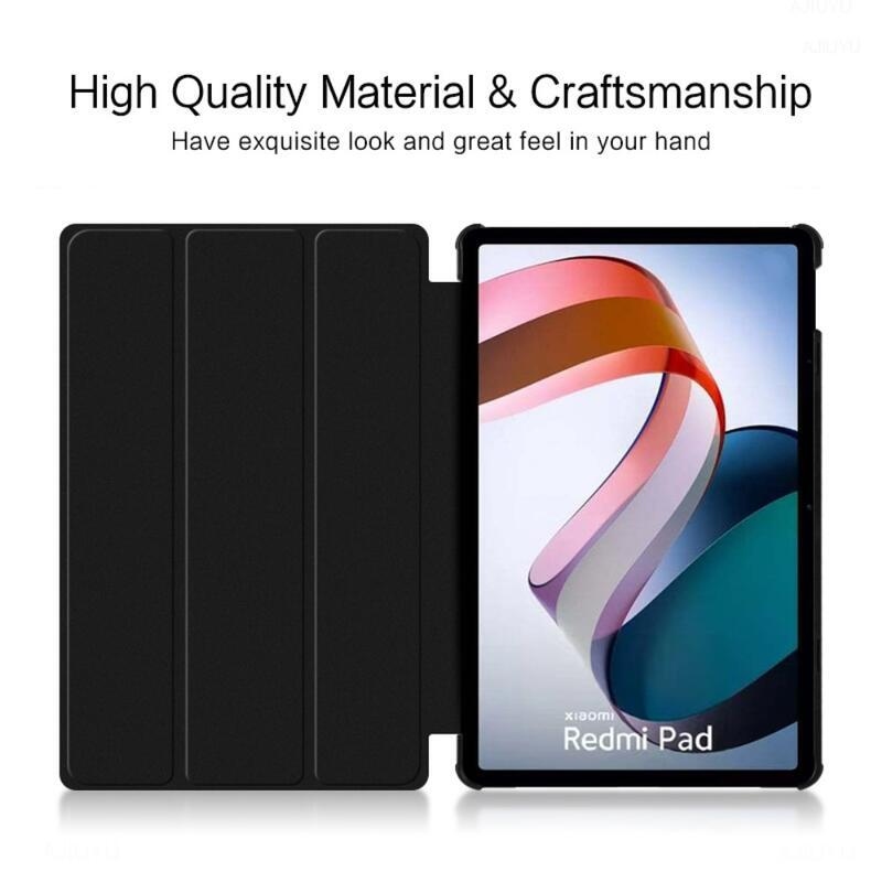 Helyreállítható Xiaomi Redmi Pad 10.6 tablet tok - fekete