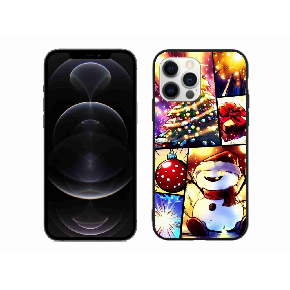 Gél borítás mmCase iPhone 12 Pro Max készülékhez - karácsonyi motívumok 1