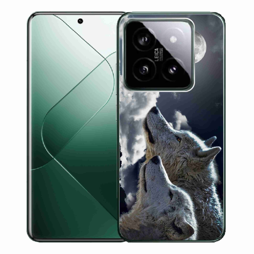 Gél borítás mmCase a Xiaomi 14 Pro-hoz - farkasok