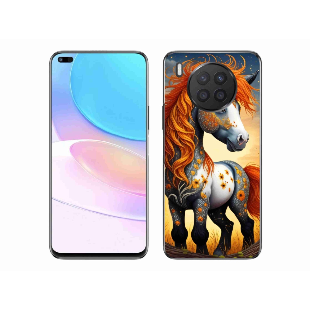 Zselés borítás mmCase a Honor 50 Lite készülékhez - színes póni