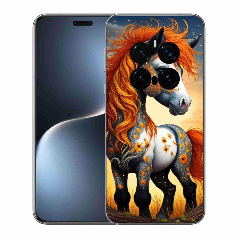 Zselés borítás mmCase a Honor Magic 7 Pro 5G számára - színes póni