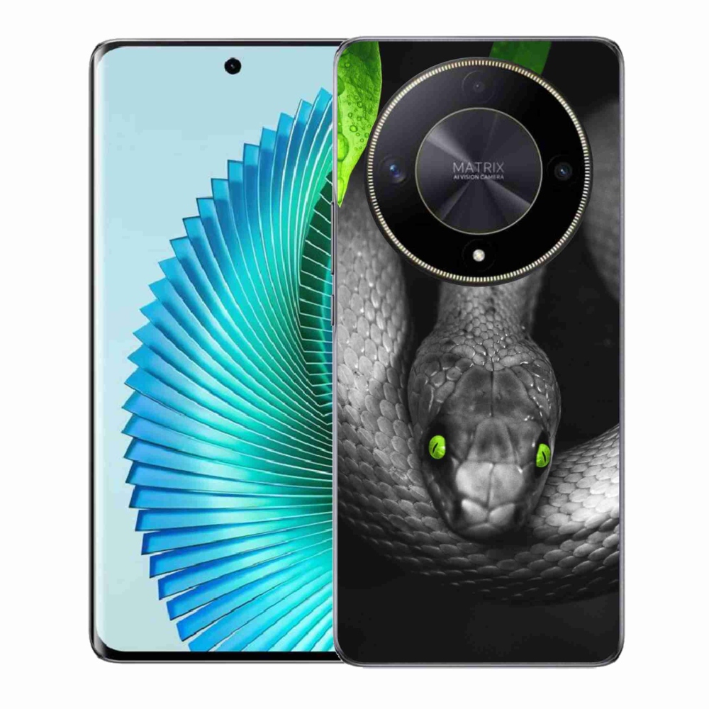 Zselés borítás mmCase a Honor Magic 6 Lite 5G számára - kígyó